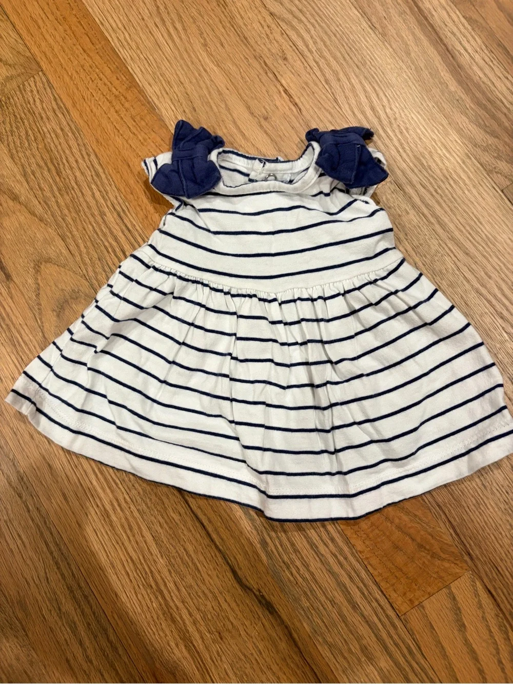 Carter’s baby girl striped dress with bow accent